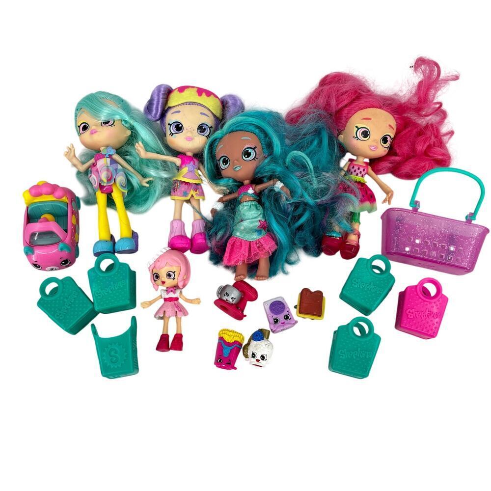 Shopkins Shoppies Dolls Figures Accessories Mini Miniature Mixed Lot Moose Toys